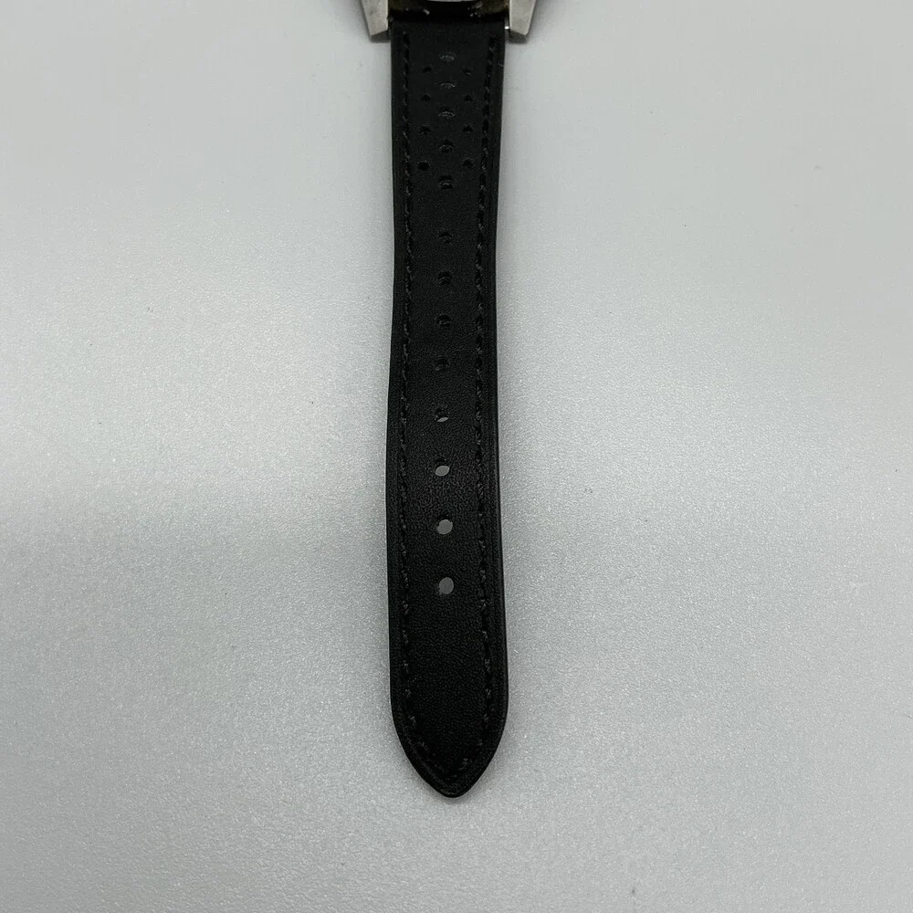 Vintage Wenger Marlboro Unlimited Men Watch 37mm Black Dial Leather New Battery